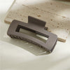 Morandi Color Solid Simple Women's Abs Hair Clip Shark Clip Seiko