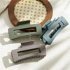 Morandi Color Solid Simple Women's Abs Hair Clip Shark Clip Seiko