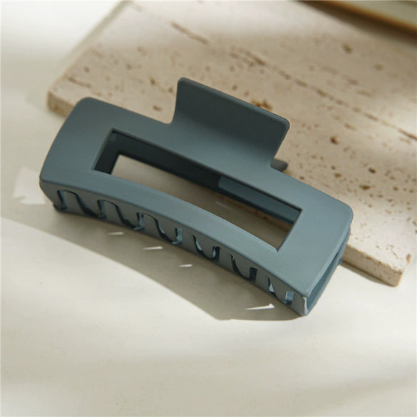 Morandi Color Solid Simple Women's Abs Hair Clip Shark Clip Seiko