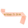Mother And Baby Party Shoulder Strap Etiquette Belt Sardine Material Hot Stamping Printing