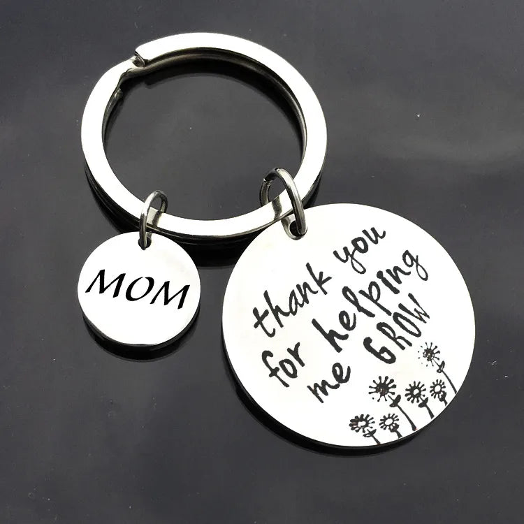 Mother'S Day Father'S Day Gift Stainless Steel Keychain