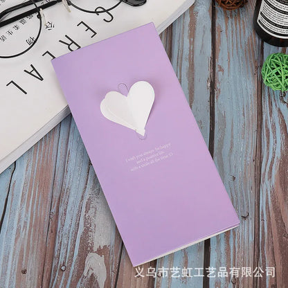 Mother'S Day Mama Simple Style Heart Shape Wings Paper Festival Card 1 Piece