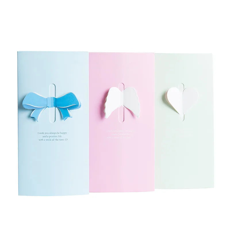 Mother'S Day Mama Simple Style Heart Shape Wings Paper Festival Card 1 Piece