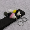 Mouse Pendant Plush Keychain