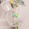 Multi Color Gradient Butterfly Stainless Steel And Copper Necklace With Electroplating Treatment