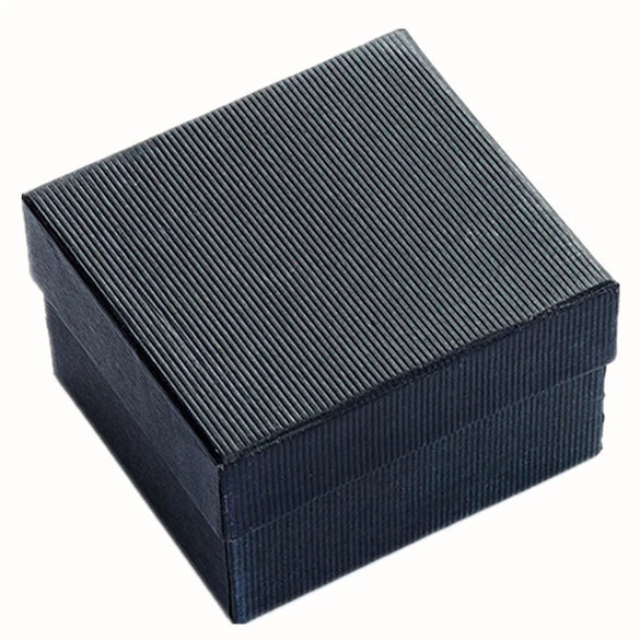 Multi Function Square Watch Box Metal Paper Pu Coated Glass Unisex