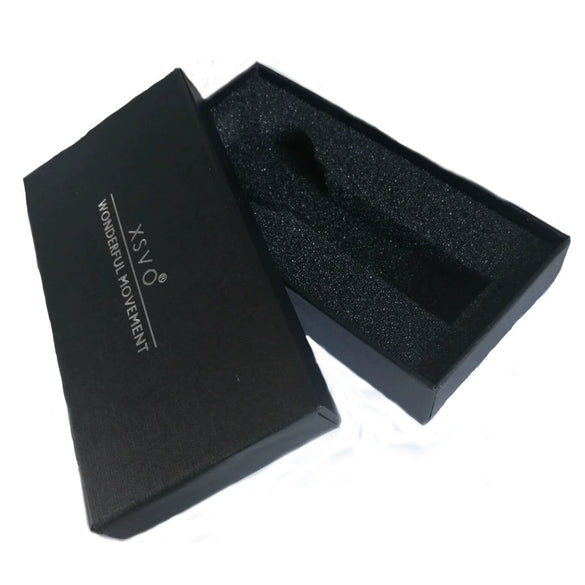 Multi Function Square Watch Box Metal Paper Pu Coated Glass Unisex
