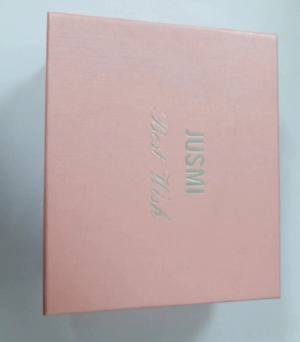 Multi Function Square Watch Box Metal Paper Pu Coated Glass Unisex