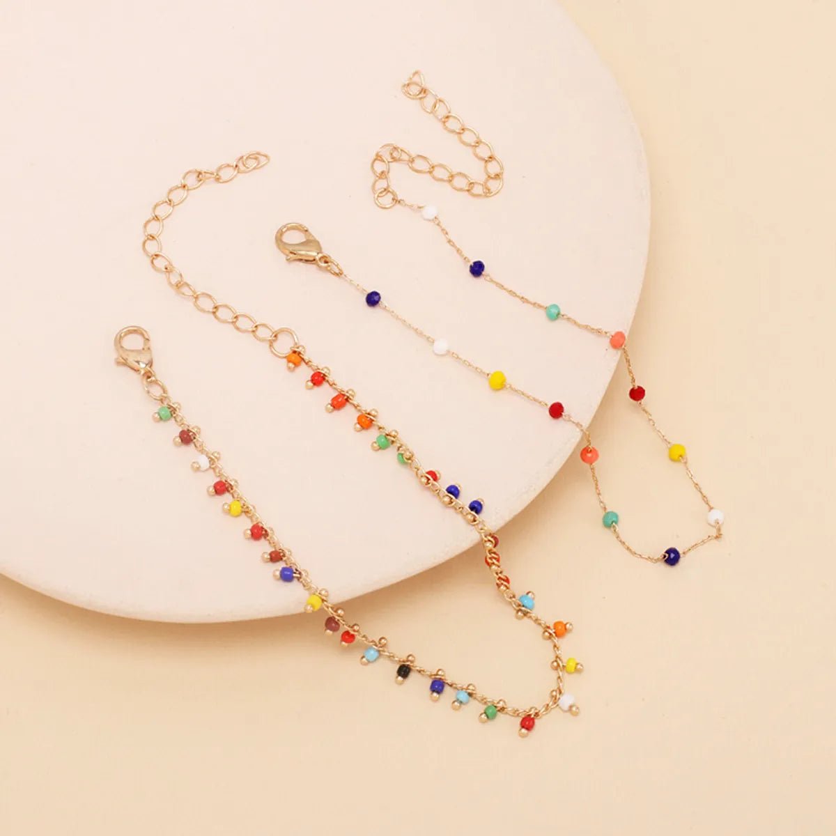 Multi-Layer Color Miyuki Beads Bohemian Anklet Wholesale Nihaojewelry