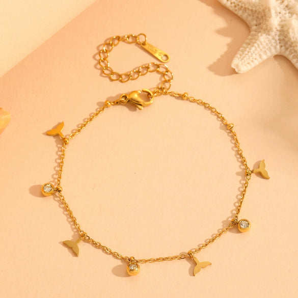 Multi Pendant Women's Necklace In Titanium Steel With Four Leaf Clover Love Star Moon Devil's Eye And Geometric Patterns