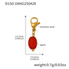 Multiaccessory Necklace Bracelet 316L Stainless Steel Furnace Vacuum Plated With Devil's Eye Pattern In Colorful Style