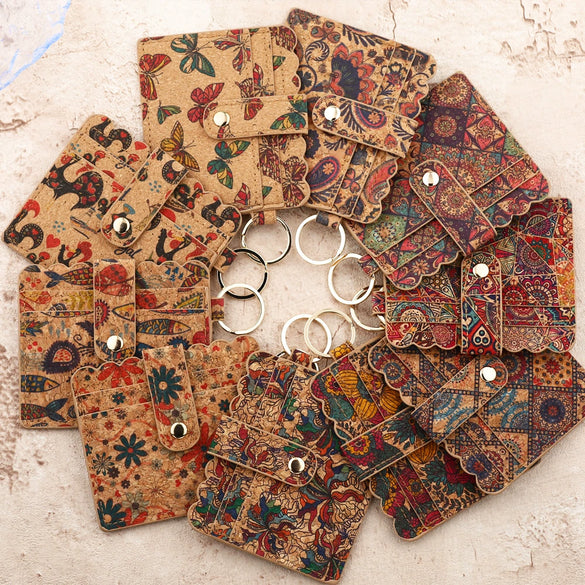 Multicard Card Bag Small Wallet Coin Purse Retro Exquisite Pu Animals Printed For Women