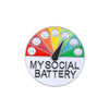 Multifunctional Alloy Geometric Expression Mood Conversion Energy Sliding Brooch Jewelry With Electroplating