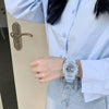 Multifunctional Couple's Sports Electronic Watch Plastic Case Silicone Strap