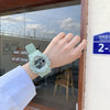 Multifunctional Couple's Sports Electronic Watch Plastic Case Silicone Strap
