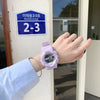 Multifunctional Couple's Sports Electronic Watch Plastic Case Silicone Strap