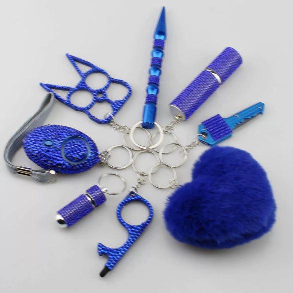 Multifunctional Key Pendant Alloy Diamondencrusted Minimalist Luggage Accessories