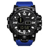 Multifunctional Outdoor Sports Watch Alloy Case Stainless Steel Buckle Round Dial Fashion Style