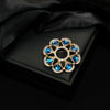 Multifunctional Rhinestone Brooch Zinc Alloy Geometric Electroplating For Women And Unisex