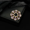 Multifunctional Rhinestone Brooch Zinc Alloy Geometric Electroplating For Women And Unisex