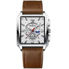 Multifunctional Sports Watch Metal Stainless Steel Round Waterproof Luminous