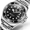 Multifunctional Waterproof Luminous Men's Watch Alloy Case Stainless Steel Strap Round Dial