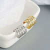 Multilayer Ear Clip For Women S925 Silver Geometric Electroplated Ear Accessories