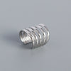 Multilayer Ear Clip For Women S925 Silver Geometric Electroplated Ear Accessories