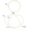 Multilayer Rhinestone Pearl Body Chain