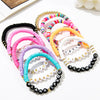 Multilayer Stacking Combination Bracelet Soft Clay Handmade Bohemian Letter Beads Jewelry For Unisex