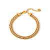 Multilayer Stainless Steel Bracelet Geometric Pattern Electroplating Design For Women