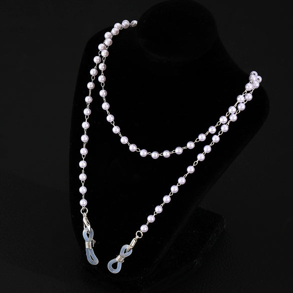 Multilayered Pearl Jewelry Set For Women Alloy Regular Chain Geometric Design