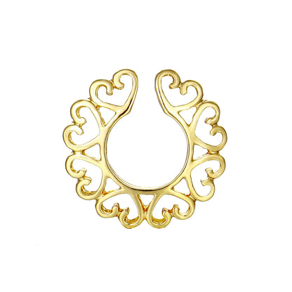 Multiple Heart-Shaped Combination Poleless Fake Breast Ring