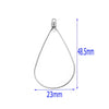 Multishape Stainless Steel Beaded Hanging Earrings Accessories With Electroplating Treatment
