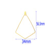Multishape Stainless Steel Beaded Hanging Earrings Accessories With Electroplating Treatment