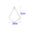 Multishape Stainless Steel Beaded Hanging Earrings Accessories With Electroplating Treatment