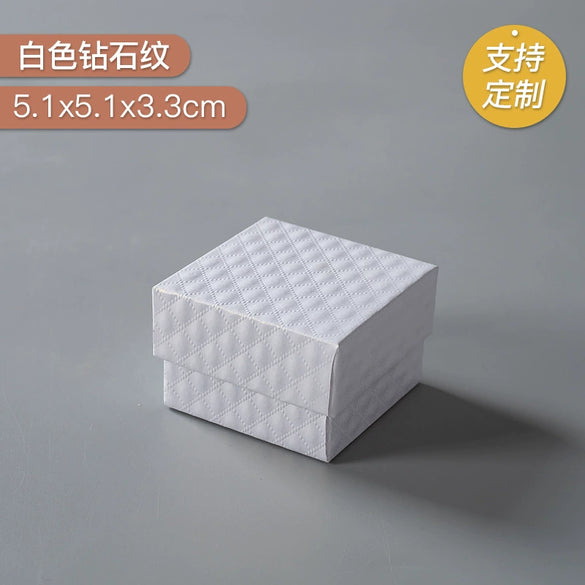 Multistyle Jewelry Packaging Box For Rings And Earrings Made Of Paper And Cardboard