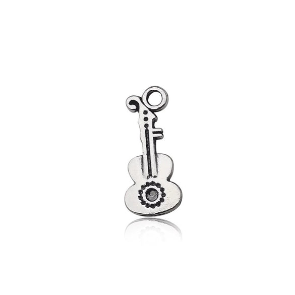 Music Series Accessories Alloy Handmade Musical Instruments Pendant With Electroplating