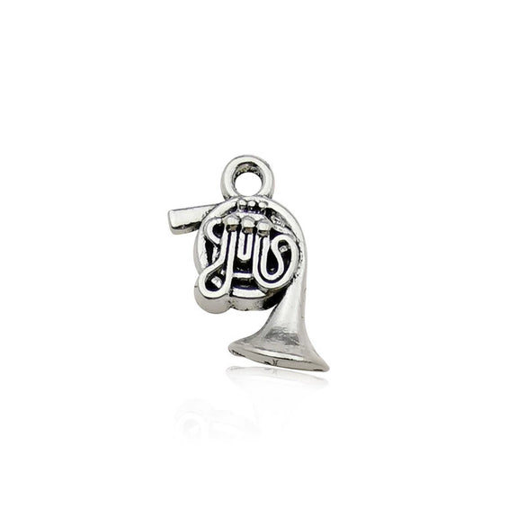 Music Series Accessories Alloy Handmade Musical Instruments Pendant With Electroplating
