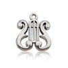 Music Series Accessories Alloy Handmade Musical Instruments Pendant With Electroplating