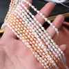 Naked Freshwater Pearl Strand Irregular Shape Straight Hole Baroque Style