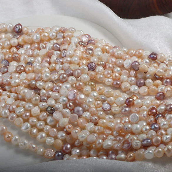 Naked Freshwater Pearls Candycolored Baroque Shaped
