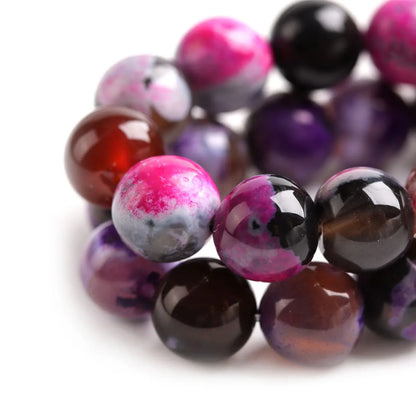 Diameter 10mm Diameter 6 Mm Diameter 8mm Hole 1~1.9mm Agate Round Beads