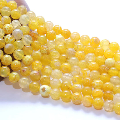 Diameter 10mm Diameter 6 Mm Diameter 8mm Hole 1~1.9mm Agate Round Beads