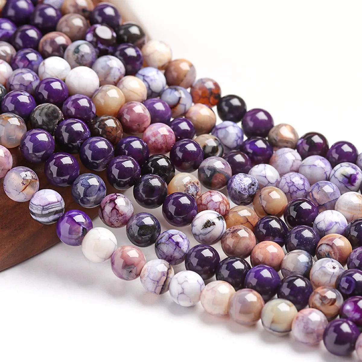 Diameter 10mm Diameter 6 Mm Diameter 8mm Hole 1~1.9mm Agate Round Beads