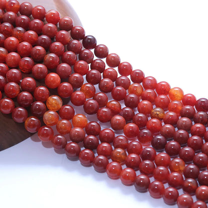 Diameter 10mm Diameter 6 Mm Diameter 8mm Hole 1~1.9mm Agate Round Beads