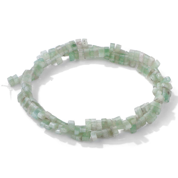 Natural Agate Rectangular Double Hole Beads Diy Handmade Beaded Bracelet Ring Decoration Accessories