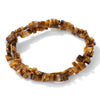 Natural Agate Rectangular Double Hole Beads Diy Handmade Beaded Bracelet Ring Decoration Accessories