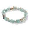 Natural Agate Rectangular Double Hole Beads Diy Handmade Beaded Bracelet Ring Decoration Accessories