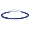 Natural Amethyst Crystal Beaded Women’s Bracelet With Geometric Design Single Strand Bracelet